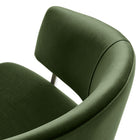 Modway Nella Upholstered Performance Velvet Dining Chair Set of 2