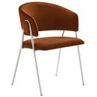 Modway Nella Upholstered Performance Velvet Dining Chair Set of 2
