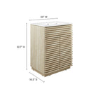 Modway Render 24" Faux Travertine Bathroom Vanity With Sink