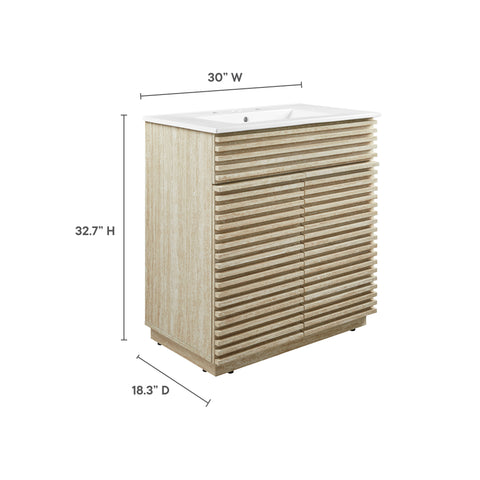 Modway Render 30" Bathroom Vanity With Sink  