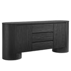 Modway Duval 71" Rounded Sideboard Storage Cabinet  