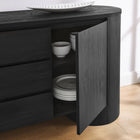 Modway Duval 71" Rounded Sideboard Storage Cabinet