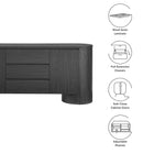 Modway Duval 71" Rounded Sideboard Storage Cabinet