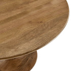Modway Lippa 48" Round Solid Wood Dining Table