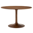 Modway Lippa 48" Round Solid Wood Dining Table  