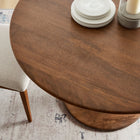 Modway Lippa 48" Round Solid Wood Dining Table