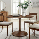 Modway Lippa 48" Round Solid Wood Dining Table