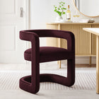 Modway Winslow Barrel Performance Velvet Dining Chair
