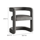Modway Winslow Barrel Performance Velvet Dining Chair
