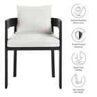 Modway Tahoe Outdoor Patio Aluminum Dining Chair