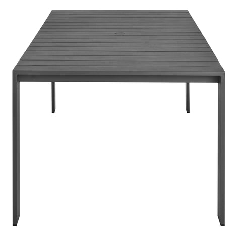 Modway Tahoe Rectangular Outdoor Patio Aluminum Dining Table  
