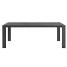 Modway Tahoe Rectangular Outdoor Patio Aluminum Dining Table