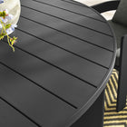 Modway Tahoe Round Outdoor Patio Aluminum Dining Table