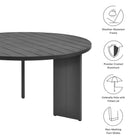 Modway Tahoe Round Outdoor Patio Aluminum Dining Table