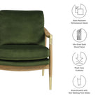 Modway Langford Performance Velvet Accent Armchair