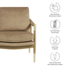 Modway Langford Performance Velvet Accent Armchair