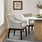 Modway Alton Fabric Upholstered Dining Armchair