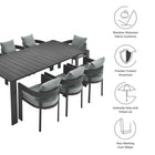 Modway Tahoe 9-Piece Outdoor Patio Aluminum Dining Set