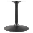 Modway Lippa 48" Round Pedestal Solid Wood Dining Table