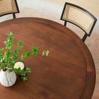 Modway Lippa 60" Round Pedestal Solid Wood Dining Table