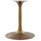 Modway Lippa 60" Round Pedestal Solid Wood Dining Table