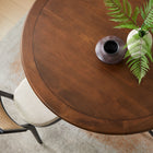Modway Lippa 60" Round Pedestal Solid Wood Dining Table