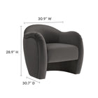 Modway Compose Performance Velvet Accent Chair