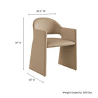 Modway Talia Performance Velvet Dining Armchair
