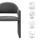 Modway Talia Upholstered Fabric Dining Armchair