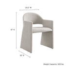 Modway Talia Upholstered Fabric Dining Armchair