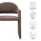 Modway Talia Upholstered Fabric Dining Armchair