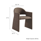 Modway Talia Upholstered Fabric Dining Armchair