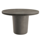 Modway Brion 48" Indoor - Outdoor Patio Concrete Round Dining Table  