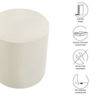 Modway Brion Indoor - Outdoor Patio Concrete Stool
