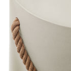 Modway Isera Indoor - Outdoor Patio Rope Concrete Side Table Stool