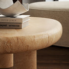 Modway Elowen Indoor - Outdoor Patio Textured Faux Travertine Coffee Table