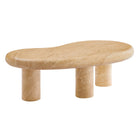 Modway Elowen Indoor - Outdoor Patio Textured Faux Travertine Coffee Table