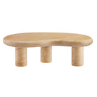 Modway Elowen Indoor - Outdoor Patio Textured Faux Travertine Coffee Table