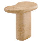 Modway Elowen Indoor - Outdoor Patio Textured Faux Travertine Side Table