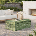 Modway Jordana Square Plinth Indoor - Outdoor Patio Concrete Coffee Table