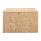 Modway Jordana Square Plinth Indoor - Outdoor Patio Concrete Coffee Table