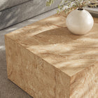 Modway Jordana Square Plinth Indoor - Outdoor Patio Concrete Coffee Table