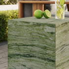 Modway Jordana Square Plinth Indoor - Outdoor Patio Concrete Side Table