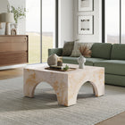 Modway Valen Indoor - Outdoor Patio Arched Concrete Coffee Table