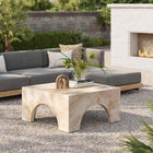 Modway Valen Indoor - Outdoor Patio Arched Concrete Coffee Table
