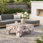 Modway Valen Indoor - Outdoor Patio Arched Concrete Coffee Table