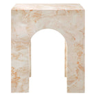 Modway Valen Square Indoor - Outdoor Patio Arched Concrete Side Table