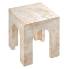 Modway Valen Square Indoor - Outdoor Patio Arched Concrete Side Table