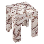 Modway Valen Square Indoor - Outdoor Patio Arched Concrete Side Table