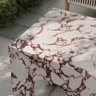 Modway Valen Square Indoor - Outdoor Patio Arched Concrete Side Table